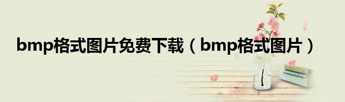 bmp格式图片免费下载（bmp格式图片）